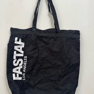 FASTAF Los Angeles Black Tote Bag